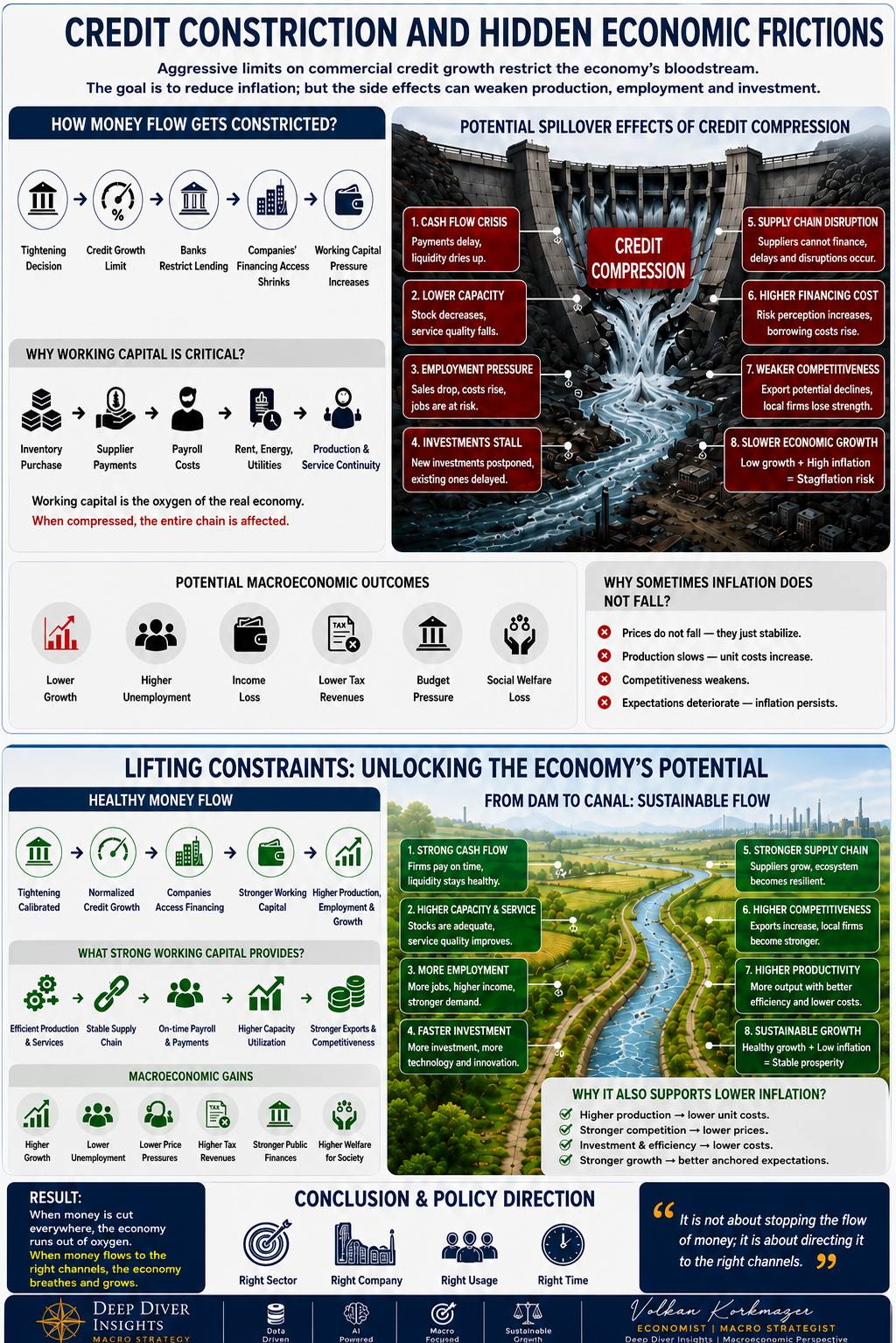 Credit Constriction and Hidden Economic Frictions